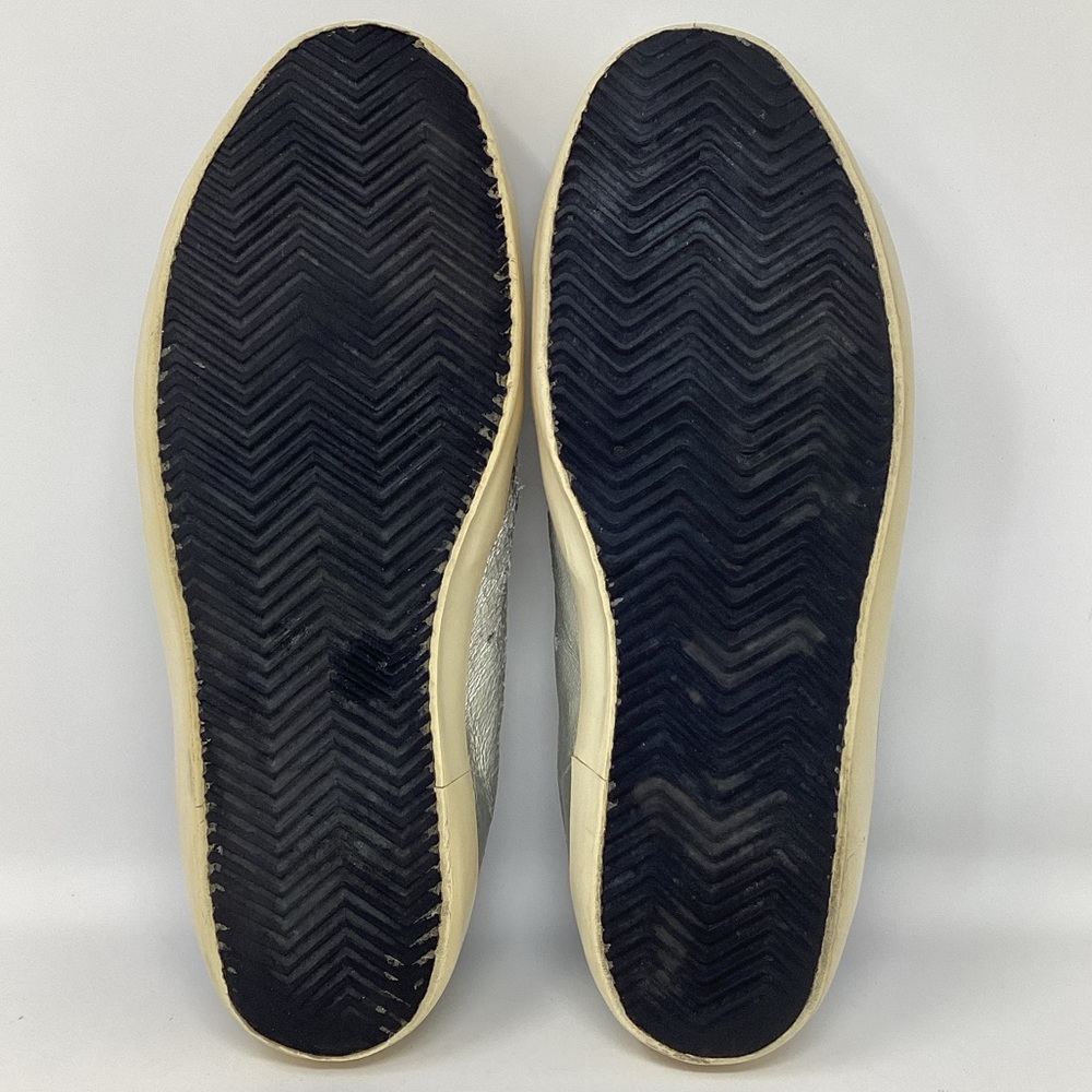 Golden Goose Silver and Blue Men's Shoes - Picture 12 of 12